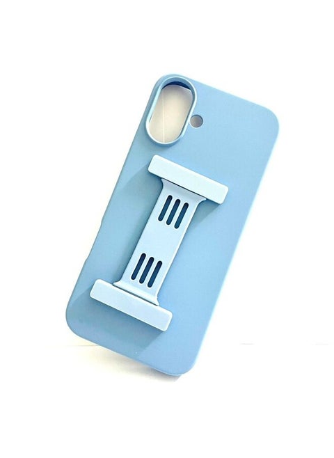 Protective Case Cover For Apple iPhone 16 Plus With Magnetic Bars Blue
