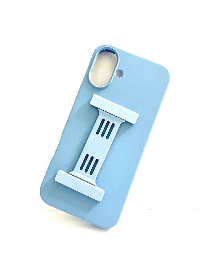 Protective Case Cover For Apple iPhone 16 Plus With Magnetic Bars Blue
