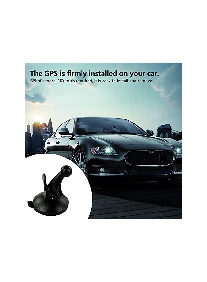 erorex Replacement Cradle and Removable Car Windscreen Windshield Suction Cup Mount 17mm Swivel Ball GPS Holder Compatible for Garmin GPS Nuvi -Black - Image 5