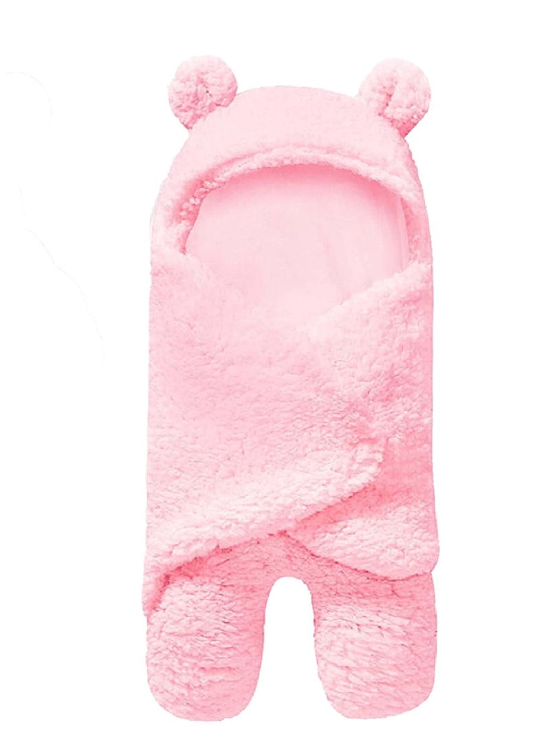 Cute 'n' Cuddle Baby Ultra-Soft  Hooded Swaddle Blanket - Image 1