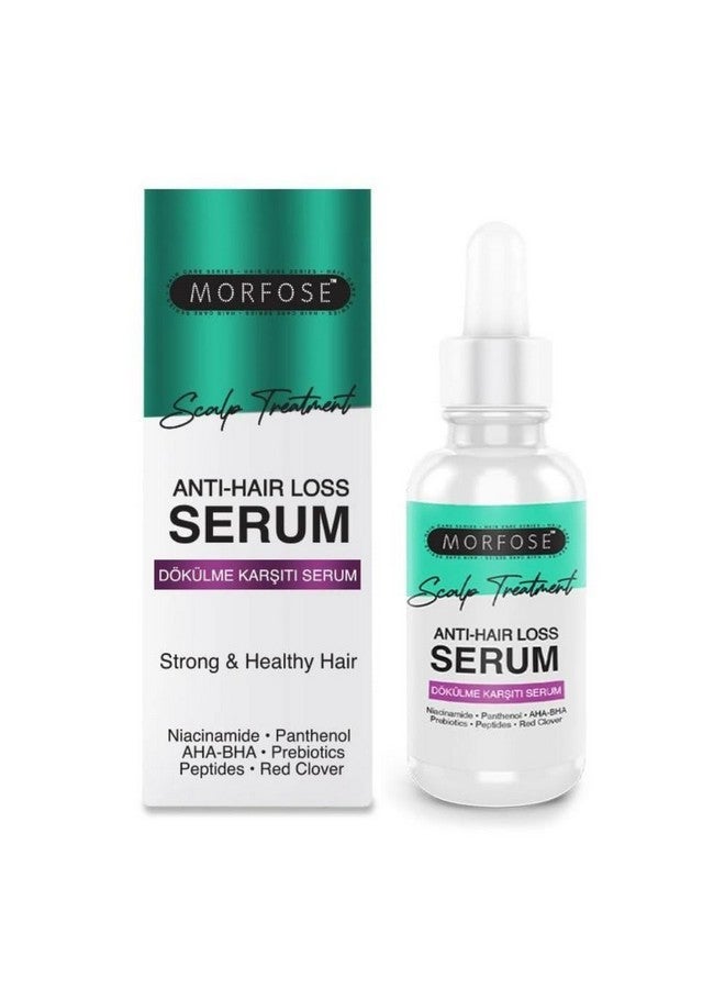Morfose Scalp Treatment Anti-Hair Loss Serum - Hair Growth Promoting Serum Against Hair Loss (Niacinamide, Peptides, AHA-BHA) - Image 1