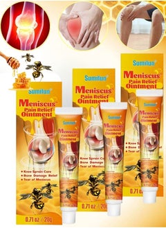 Sumifun 3 Pcs Combo Pack Meniscus Pain Relief Ointment Cream Joint Arthritis Pain Relief Cream Knee Care Bee Venom Cream for Joint Care Treatment Gel Cream Bee Venom Joint & Muscle Pain Relief Cream 3x20g  - Image 1