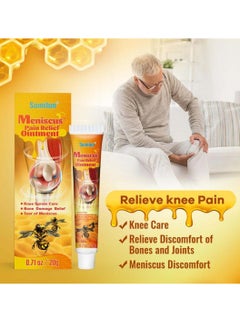 Sumifun 3 Pcs Combo Pack Meniscus Pain Relief Ointment Cream Joint Arthritis Pain Relief Cream Knee Care Bee Venom Cream for Joint Care Treatment Gel Cream Bee Venom Joint & Muscle Pain Relief Cream 3x20g  - Image 3