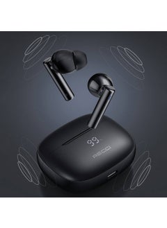 Bluetooth Headset with Digital Charging Indicator REP-W77 Warrior Anc Featured Tws V5.3 Black