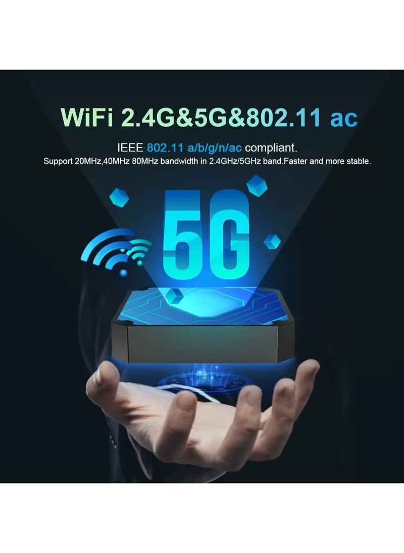 X96 Mini 5G Android TV Box | 2GB RAM + 16GB ROM | Android 9.0 | Amlogic S905W4 Quad-Core | Dual WiFi 2.4G/5G | 4K Media Player | H.265 10bit | USB 2.0 | Smart TV Box for Seamless Streaming & Entertainment - Image 2