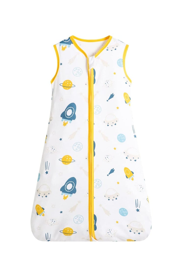 MIXDE - Baby Sleep Sack 100% Cotton Baby Sleeping Bag Sleeveless Unisex Baby Sleeping Sack Summer - Image 1
