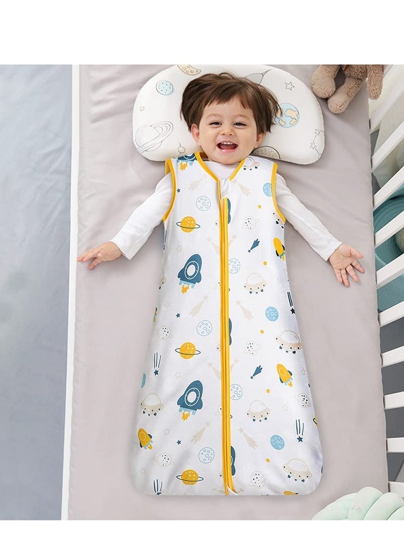 MIXDE - Baby Sleep Sack 100% Cotton Baby Sleeping Bag Sleeveless Unisex Baby Sleeping Sack Summer - Image 1