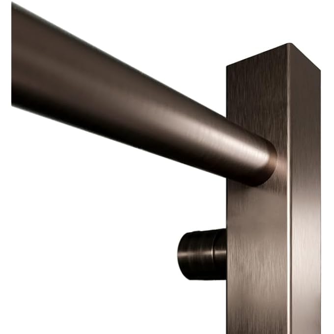500 X 800MM BRUSHED BRONZE TOWEL BATHROOM RADIATOR - Image 3