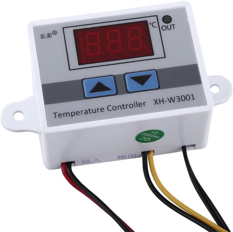 منظم الحرارة الرقمي 12V، مفتاح ترموستات محترف مع مسبار من الفولاذ المقاوم للصدأ، لنظام التبريد الفعال والمجالات الأخرى، هيكل من مادة ABS مقاومة للهب - Image 4