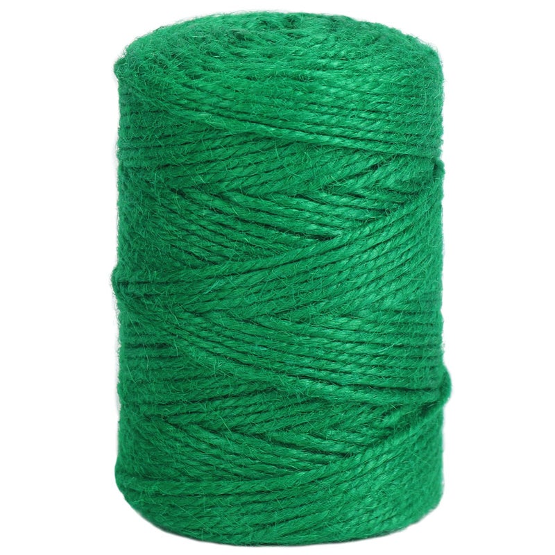 Vivifying 328 Feet Green Garden Twine 3mm Jute Twine String for Climbing Plants Gardening Tomatoes Vines Floristry Bundling and Crafts