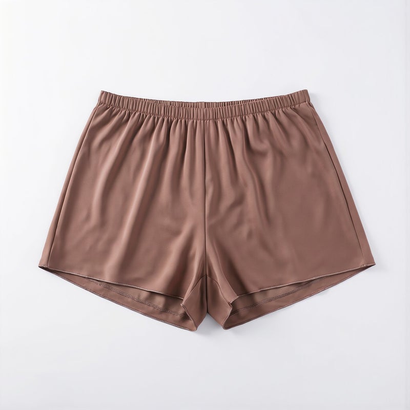 Plus Size Women Loose Safety Shorts No Tight Pressure 2XL Summer Pink - Image 5