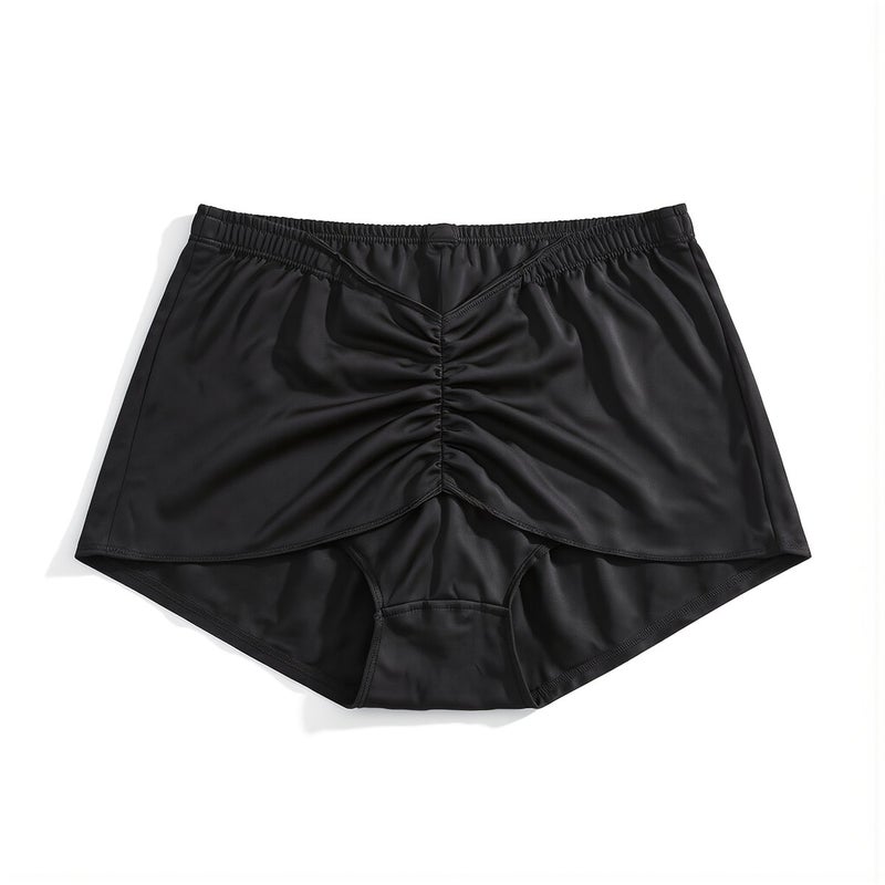 Plus Size Women Loose Safety Shorts No Tight Pressure 2XL Summer Pink - Image 1