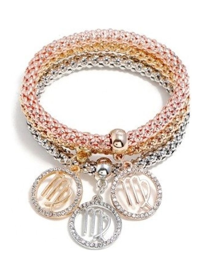 NIBEMINENT 3-Piece Zinc Round Shape Bracelet - Image 1