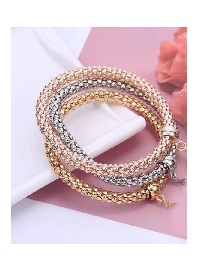 NIBEMINENT 3-Piece Zinc Round Shape Bracelet - Image 2