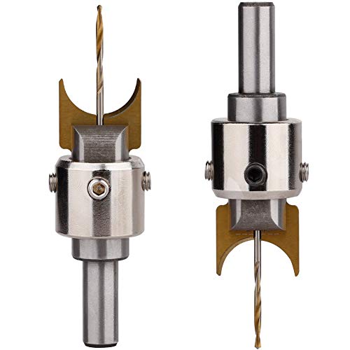 DAMEING Wooden Bead Maker Beads Drill Bit 6-25mm Carbide Ball Blade Milling Cutter Set 24Pcs Cemented Carbide Spherical Buddha Beads Woodworking Tool Kit - Image 3