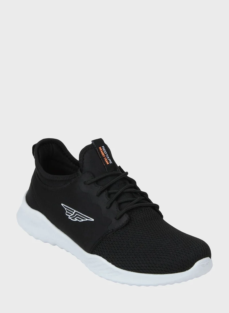 Red Tape Logo Mesh Low Top Sneakers