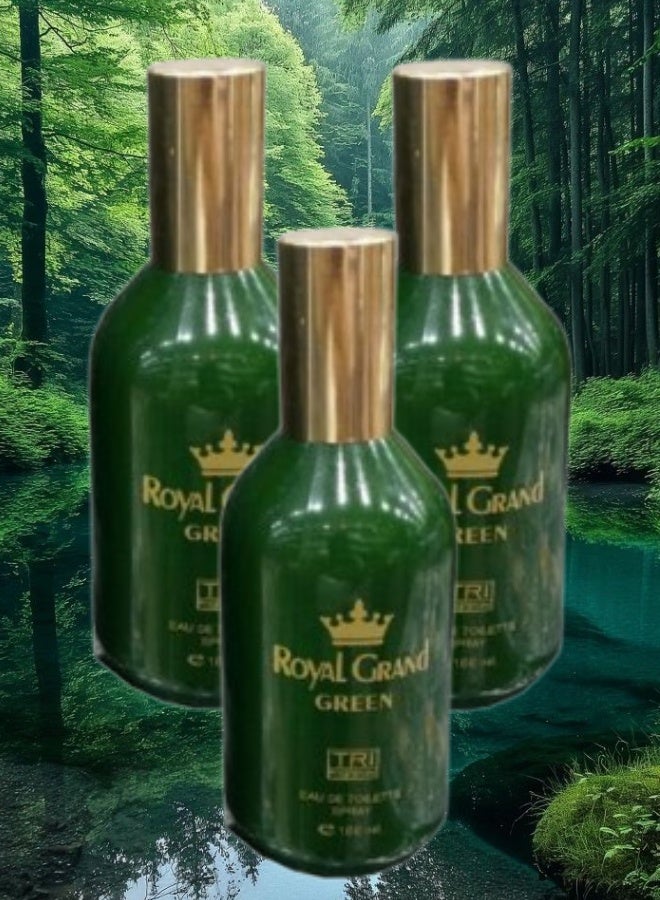 تي أر آي 3 قطع عطر رويال جراند جرين 100مل - Image 1