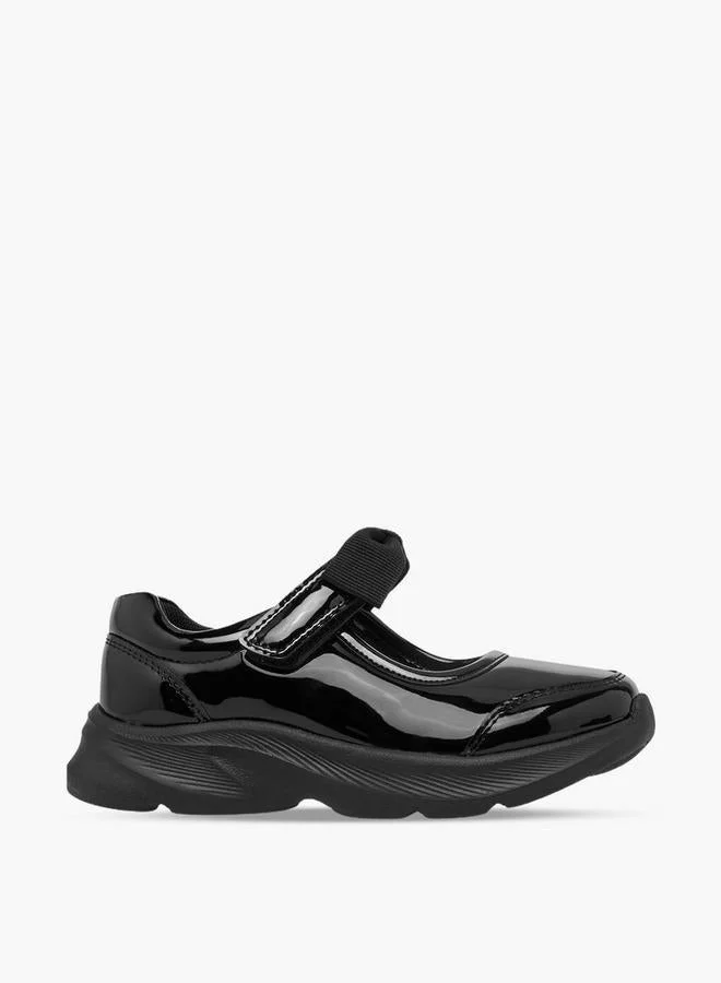 Flora Bella By Shoexpress Girls Bow Detail Hook & Loop School Shoes