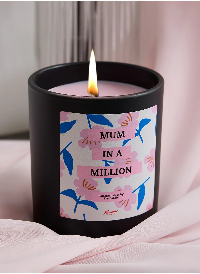 فلامنجو كاندلز Pomegranate & Fig Mum In A Million Jar Candle