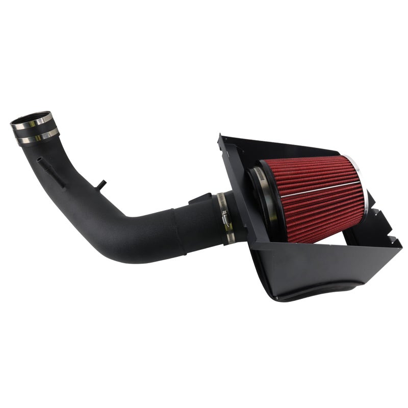 VVORHSBELL Cold Air Intake Kit Compatible with 20112014 Ford F150 50L V8 Aluminum HighPerformance Air Filter System with Heat Shield Reusable Washable Filter Horsepower Torque Boost