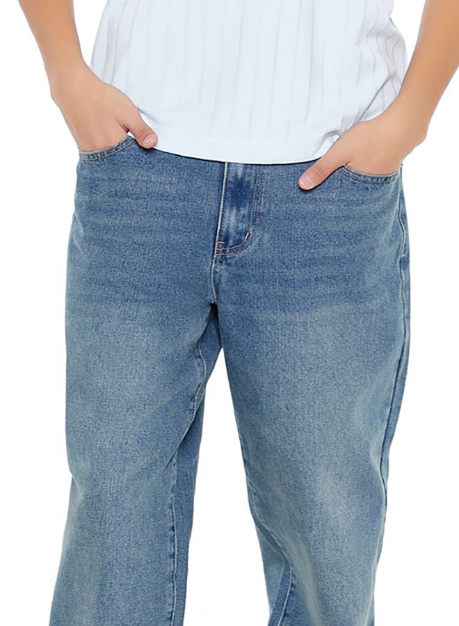 FOREVER 21 Mid-Rise Straight Jeans  - Image 5