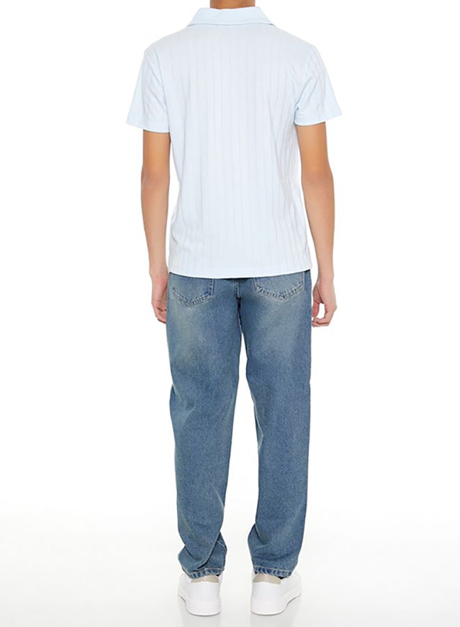 FOREVER 21 Mid-Rise Straight Jeans  - Image 4
