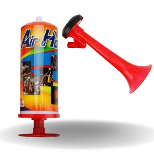 Generic Hand Held Air Horn Pump Loud Noise Maker Safety Parties Sports Events, Sport Accessory, Supporters Air Horn-Random Colour (Large)  - Image 1