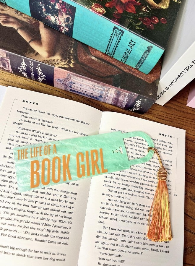 CuddleJunk The Life of A Book Girl Bookmark, Showgirl Inspired Acrylic Bookmarks for Book Lovers, Taylor Gifts for Women - Image 4