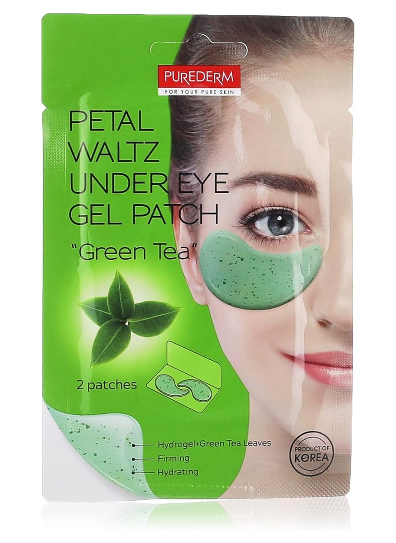 Purederm - 🧴 Purederm Green Tea Petal Waltz Under Eye Gel Patch – 2 Pieces - Image 1