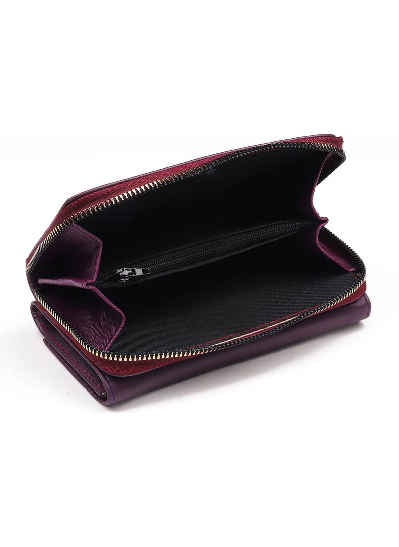 Bukili Bags Large Size Women's Wallet with Cat Accessories Multi-Compartment Useful Women's Wallet