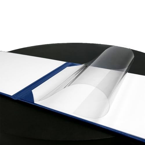 Happy Secret Imprinted Diploma Holder for 8.5"x11" Certificate - Graduation Cover with Smooth Leather, Navy, 1 Pack - Image 4
