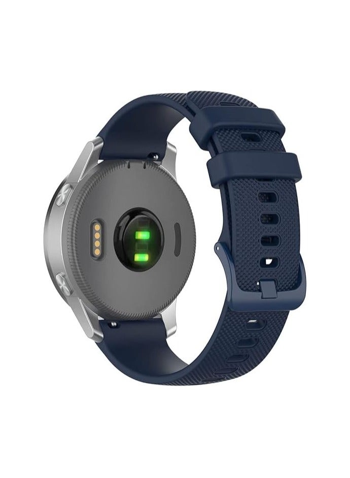 Soft Silicone Strap for Samsung Galaxy Active Watch 2,40/44mm/Clock 3,41mm, Men and Women-20mm