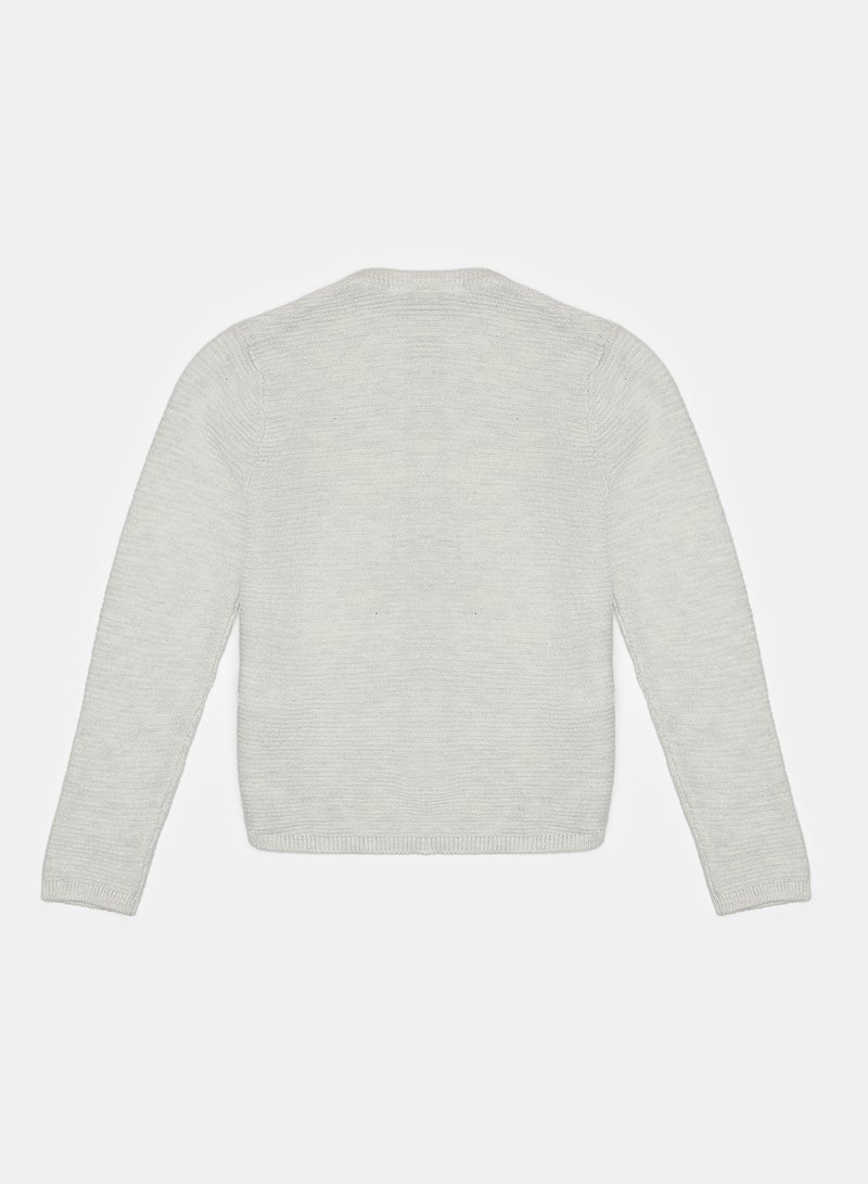 Okaidi Grey Vest for Girls  - Image 2