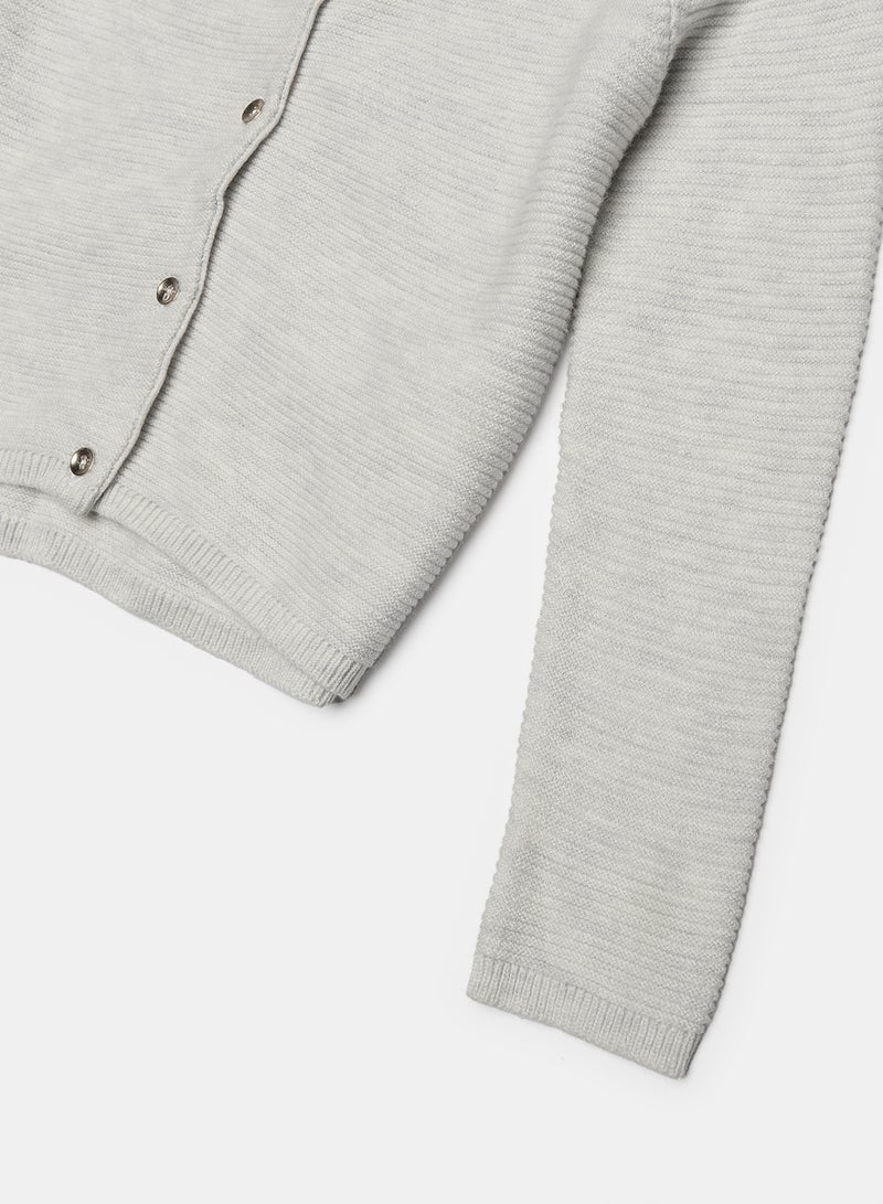 Okaidi Grey Vest for Girls  - Image 4