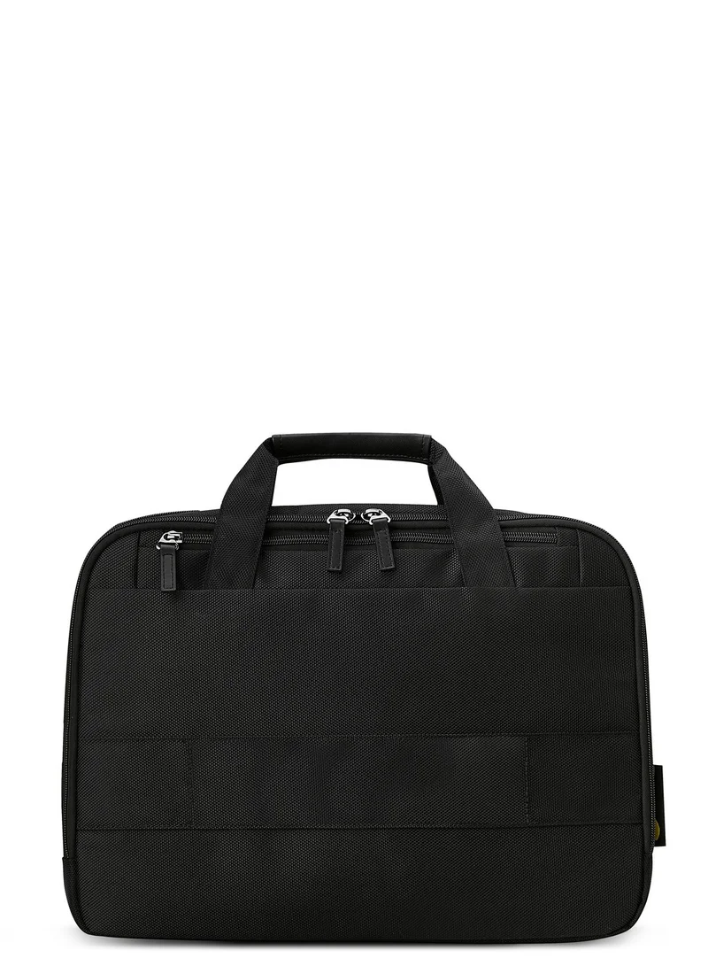 DELSEY Paris Wagram 2 Comparment Satchel Breifecase 15.6 inch Black - 00119916100