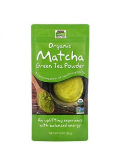 Now Foods NOW Foods, Real Tea, Organic Matcha Green Tea Powder, 3 oz (85 g)  - Image 1