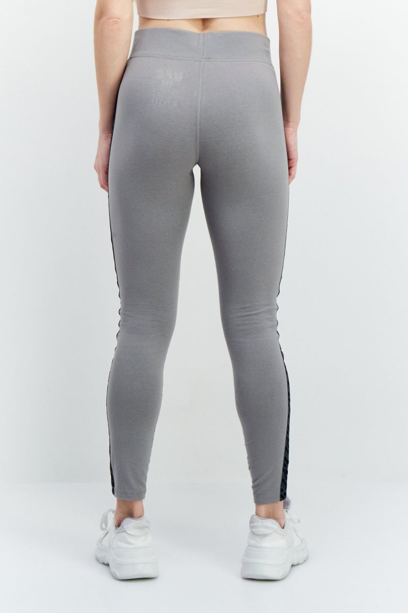 Ufc Women Sportswear Fit Brand Logo Training Tights, Grey - Image 3