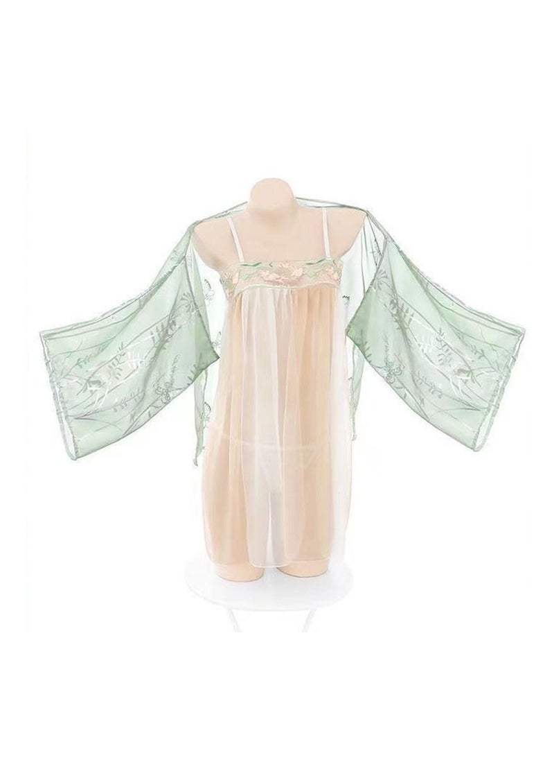 Generic - 1-Piece Chinese Classical Style Pajamas,Ancient Beauty Pajamas,Chinese Ancient Exotic Style Cosplay Uniforms,Size S - Image 1