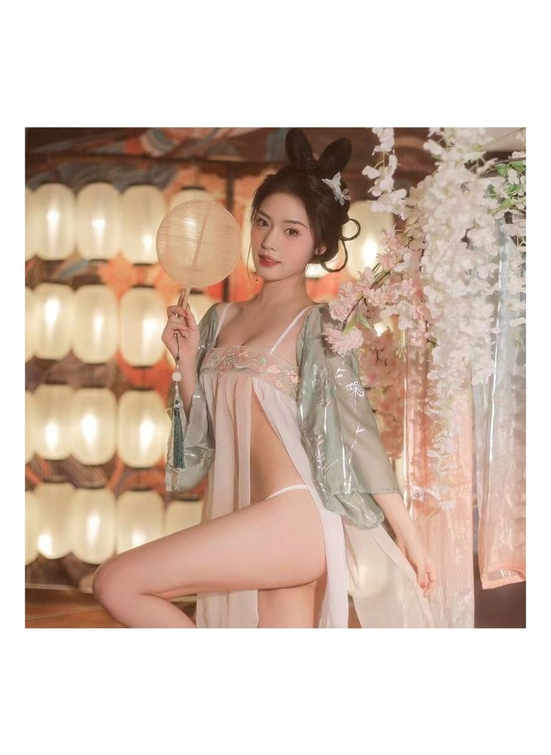Generic - 1-Piece Chinese Classical Style Pajamas,Ancient Beauty Pajamas,Chinese Ancient Exotic Style Cosplay Uniforms,Size S - Image 1