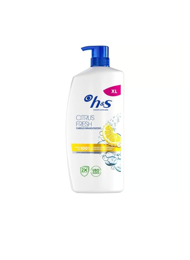 H&S Citrus Fresh Shampoo 800ml - Image 1