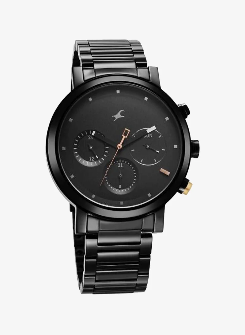 fastrack Men's Stainless Steel Analog Watch 3287KM06 - 43 mm