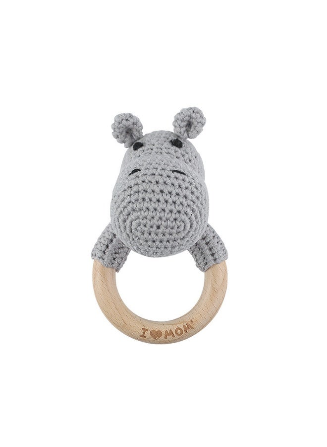 Bambimici Hippopotamus Handmade Crochet Teether - Image 2