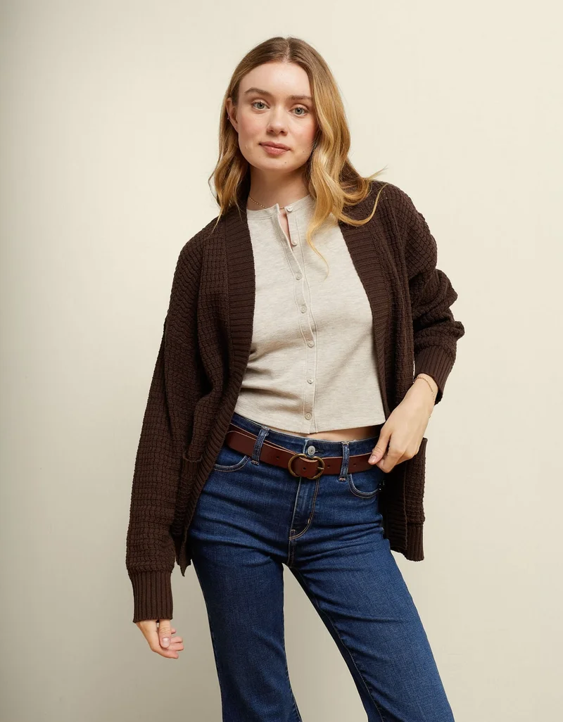 AE Open-Front Cardigan Sweater