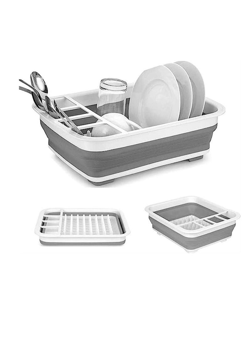 Collapsible Drying Dish Storage Rack, Dish Drainer Dinnerware Basket For Kitchen Counter Rv Campers Portable Dinnerware（2 PCS） - pzsku/ZDA18ED50F77775F0ABBEZ/45/_/1689152346/0802fdc5-6442-4a3c-9cf3-79696f3484c7