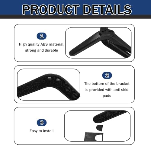 Duoxiate TV Pedestal Feet Stand Mount, Universal Replacement TV Stand Base Legs, Table Desk Pedestal TV Stand Feet Legs, TV Legs for Most TCL 32in/40in/49in/50in/55in TVs, Screws Included - Image 4