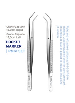 Dental Instruments Pocket Marker Crane-Caplane 15,0cm Left and Rght