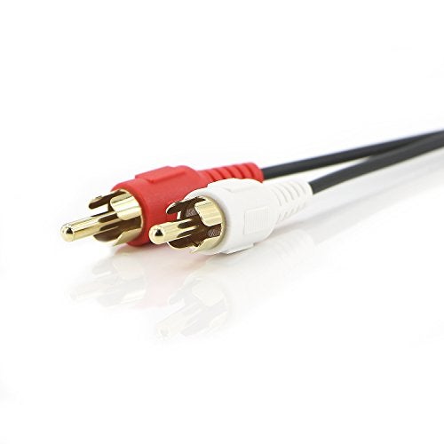 PASOW 2 Pack 3.5mm Stereo Female to 2RCA Male RCA Audio Y Cable - Image 4
