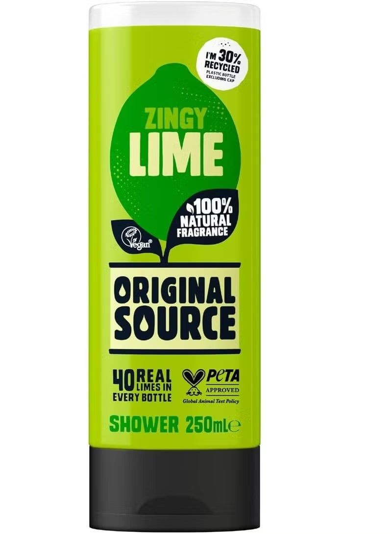 Zingy Lime Shower Gel 250 ML