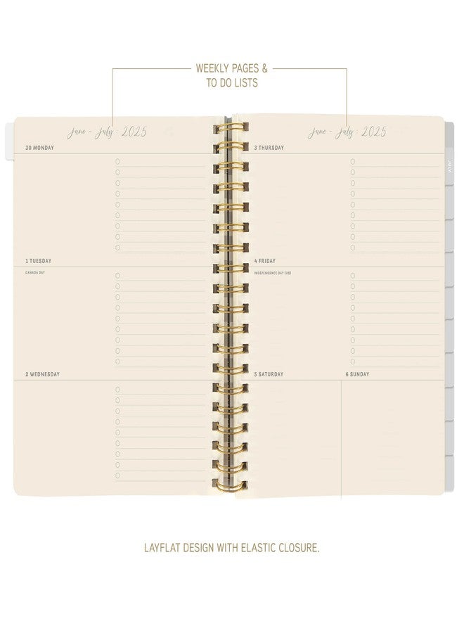 Graphique 18 Month Planner/Calendar by Graphique, July 2025 - Dec. 2026 Peanuts Plan Hardbound Spiral Planner, Monthly Tabs, Holidays, Reminder Stickers, 6” x 8” - Image 2