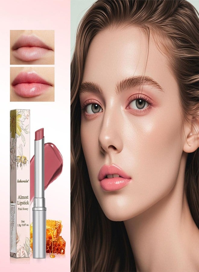 Baorder 2PCS Honey Lipstick Tinted Lip Balm,Black and Pink Lipstick,Hydrating Natural Glossy Sheer Black Lip Balm,Moisturizing Makeup Lip Care for Repairing Dry Lips - Image 3